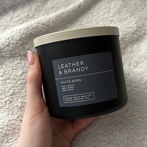 leather and brandy bath and body works candle